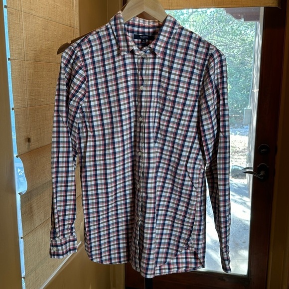 Madewell Tops - Madewell Flannel Button-Up Plaid Shirt Size Medium